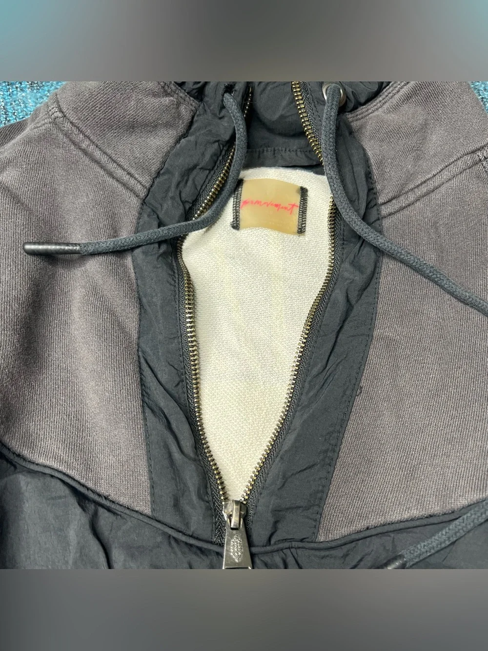 Free People Movement Walk The Line Sunset 1/4 Zip Pullover Jacket Women's XS